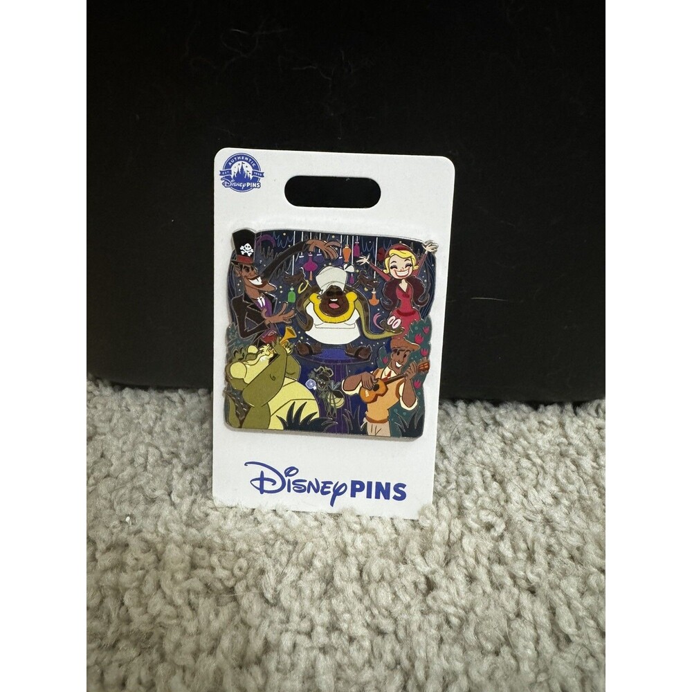 Disney Princess & The Frog Supporting Cast Pin Tiana Bayou Adventure Parks Pins